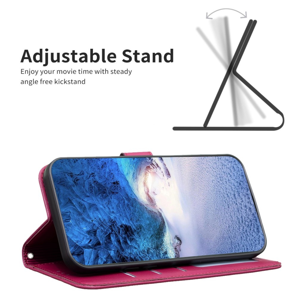 Clover knížkové pouzdro na Xiaomi Redmi 13 4G/Poco M6 4G - rose