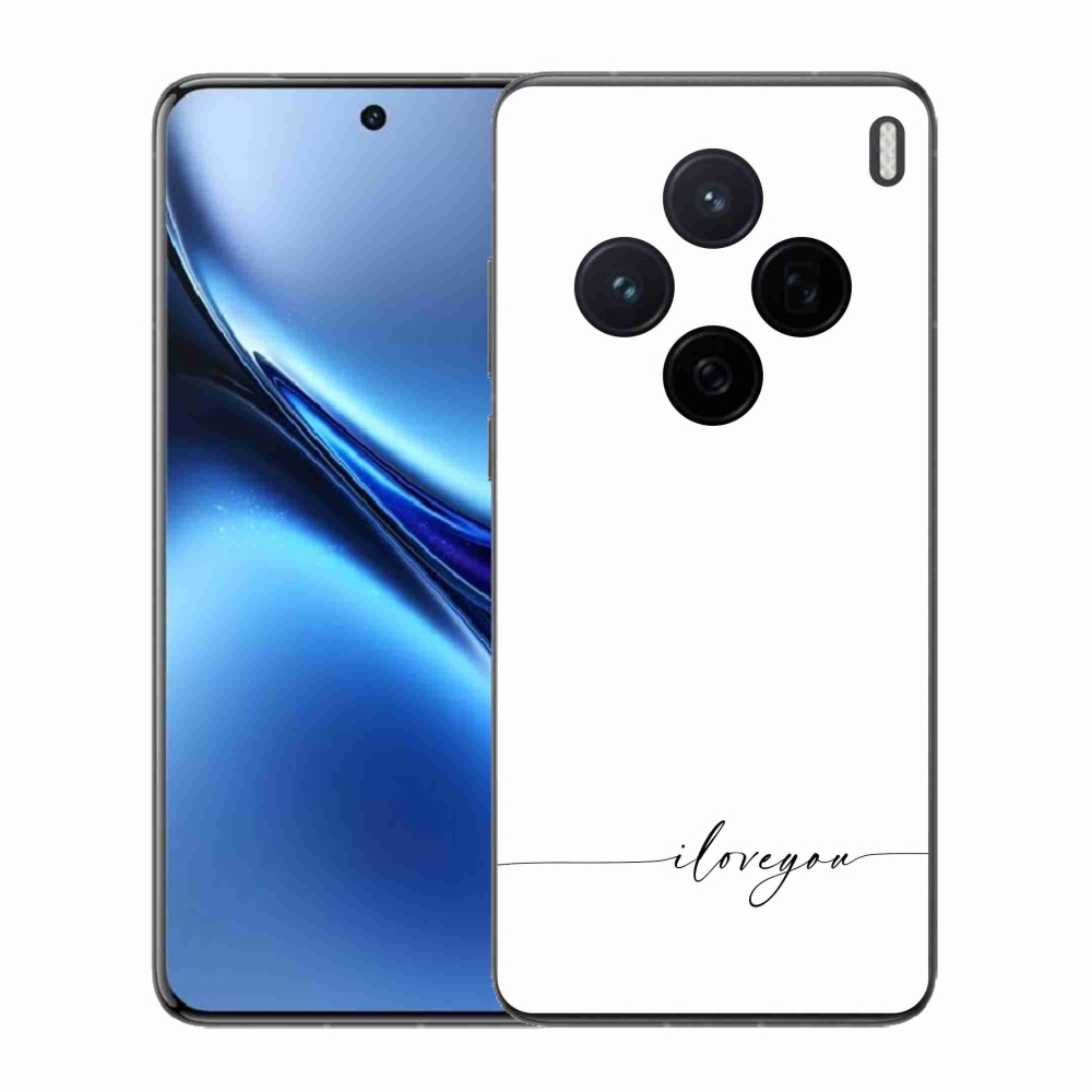 Gelový kryt mmCase na Vivo X200 5G - I love you bílé pozadí
