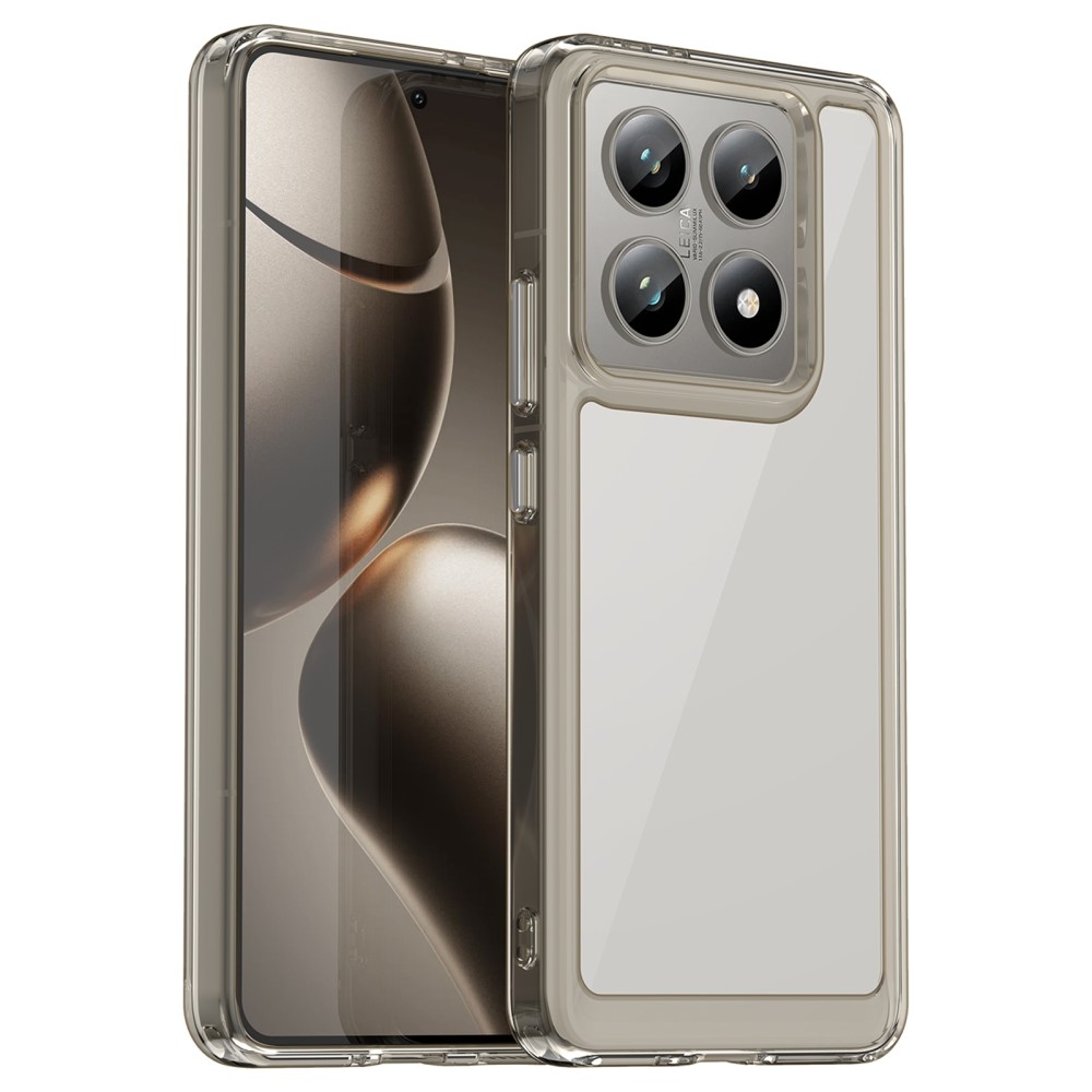 Gelový obal s pevnými zády na Xiaomi 14T/14T Pro - šedý
