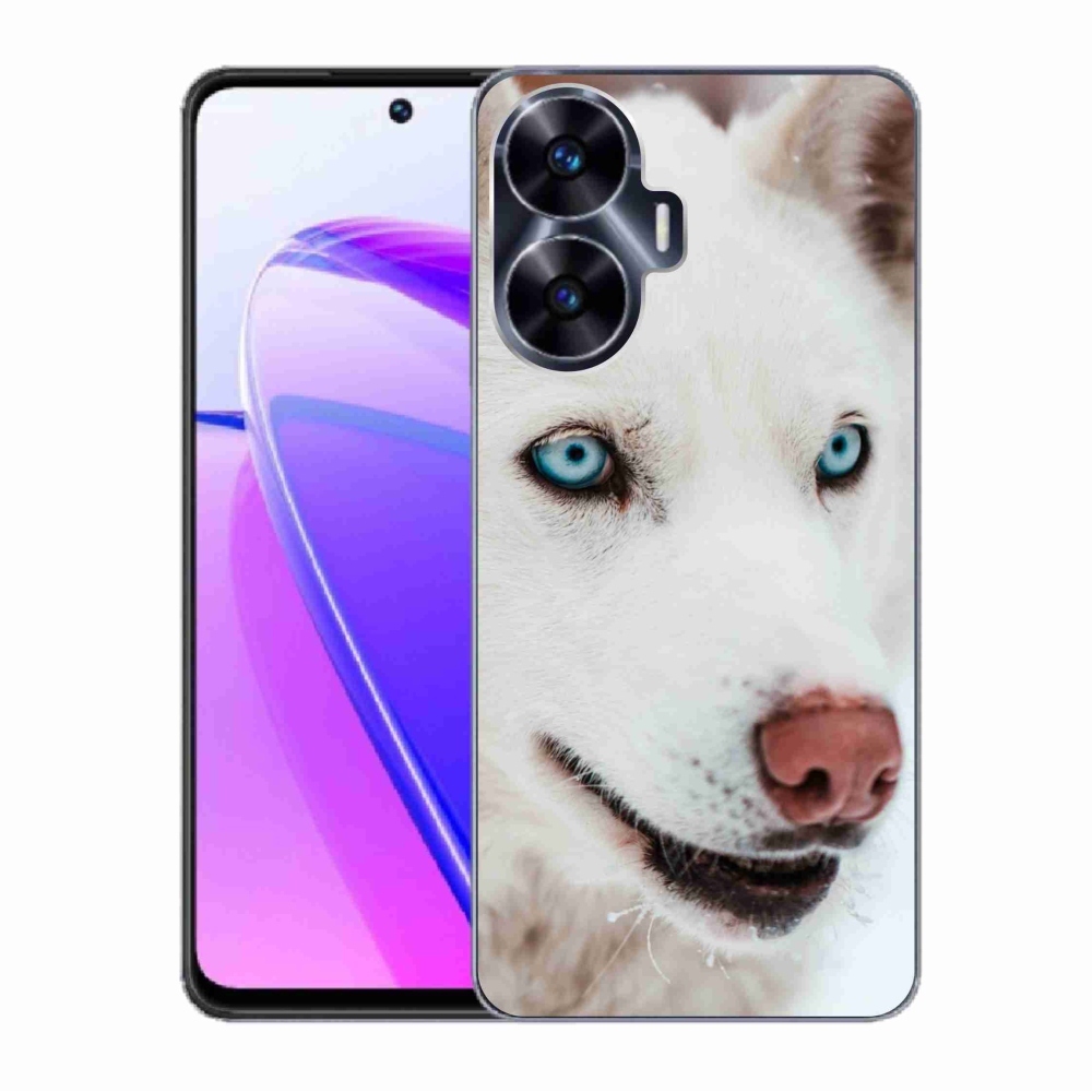 Gelový obal mmCase na Realme C55 - psí pohled