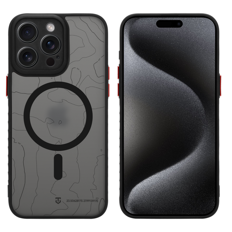 Tactical MagForce Warthog Kryt pro Apple iPhone 15 Pro Max Asphalt