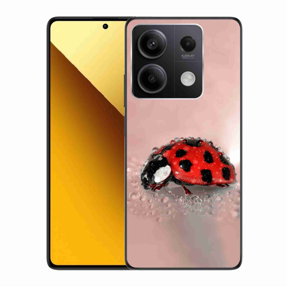 Gelový kryt mmCase na Xiaomi Redmi Note 13 5G - beruška
