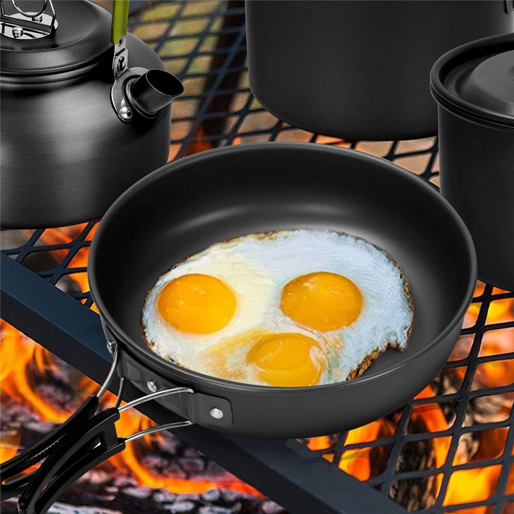Halin DS-308 kempingová sada nádobí s konvicí pro 2 až 3 osoby