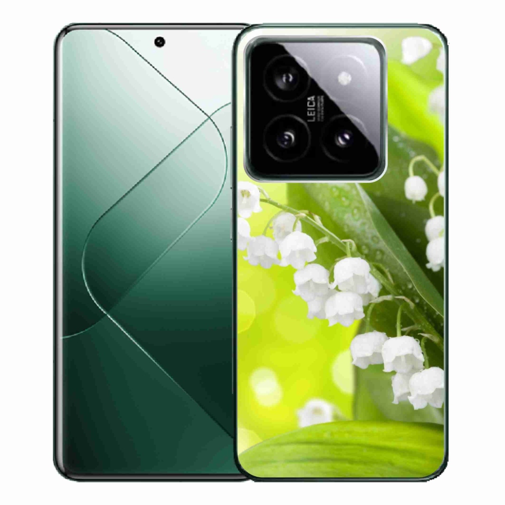 Gelový kryt mmCase na Xiaomi 14 Pro - konvalinka