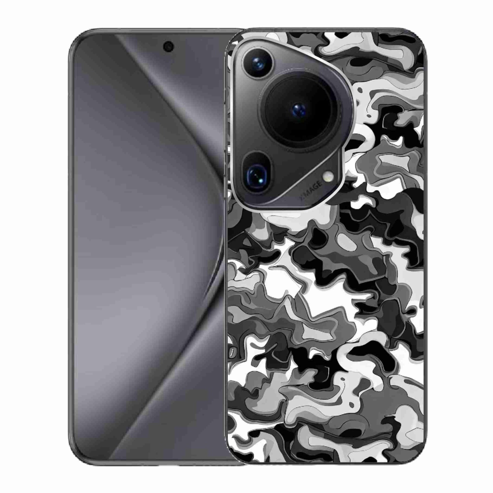 Gelový kryt mmCase na Huawei Pura 70 Ultra - maskáčový vzor 3