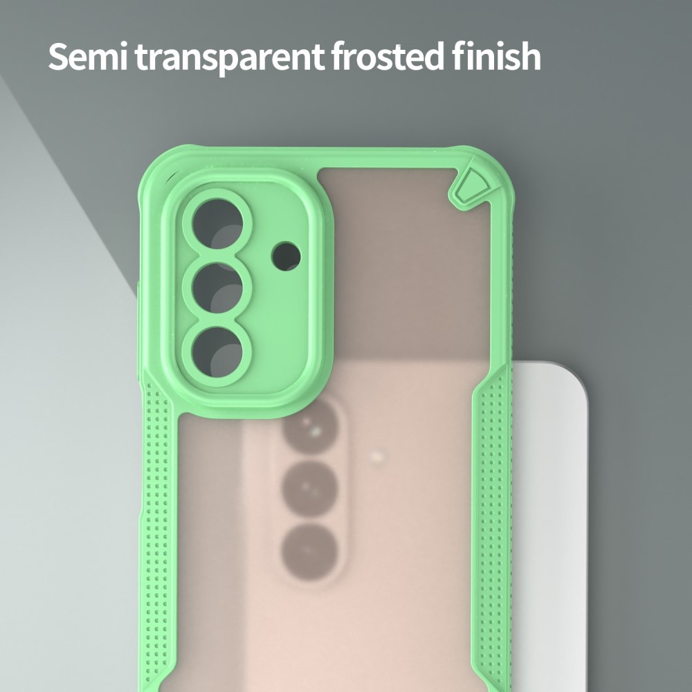 Frosted odolný kryt na Samsung Galaxy A26 5G - zelený