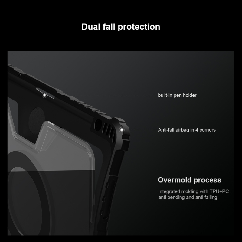 Nillkin Bumper Link Keyboard Case (Backlit Version) pro iPad Air 10.9 2020/Air 4/Air 5/Pro 11 2020/2021/2022 Black