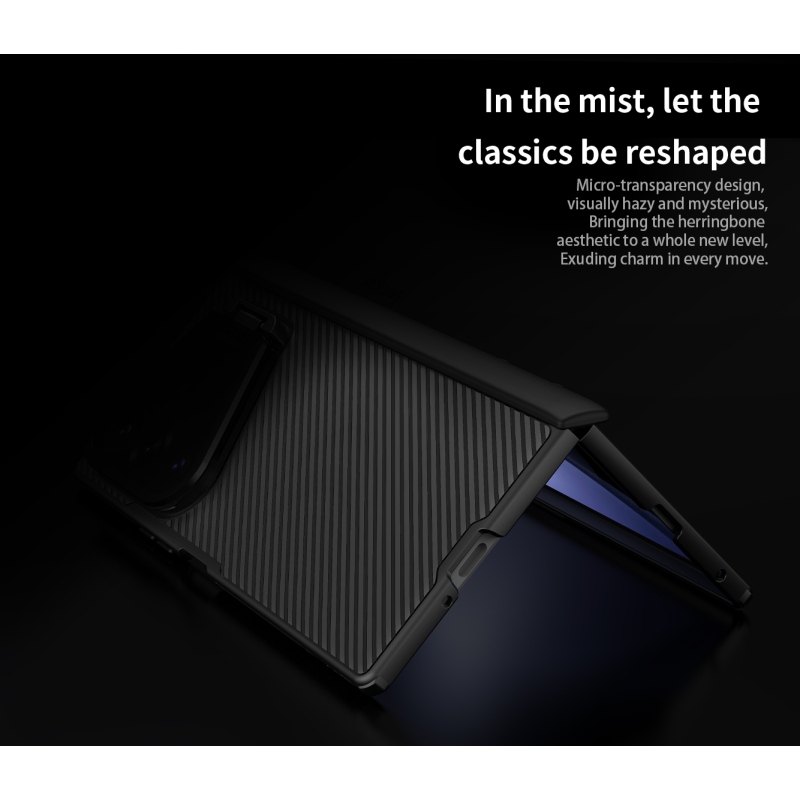 Nillkin CamShield Prop Magnetic (Transparent Lens) Zadní Kryt pro Samsung Galaxy Z Fold 8 Ultra Black
