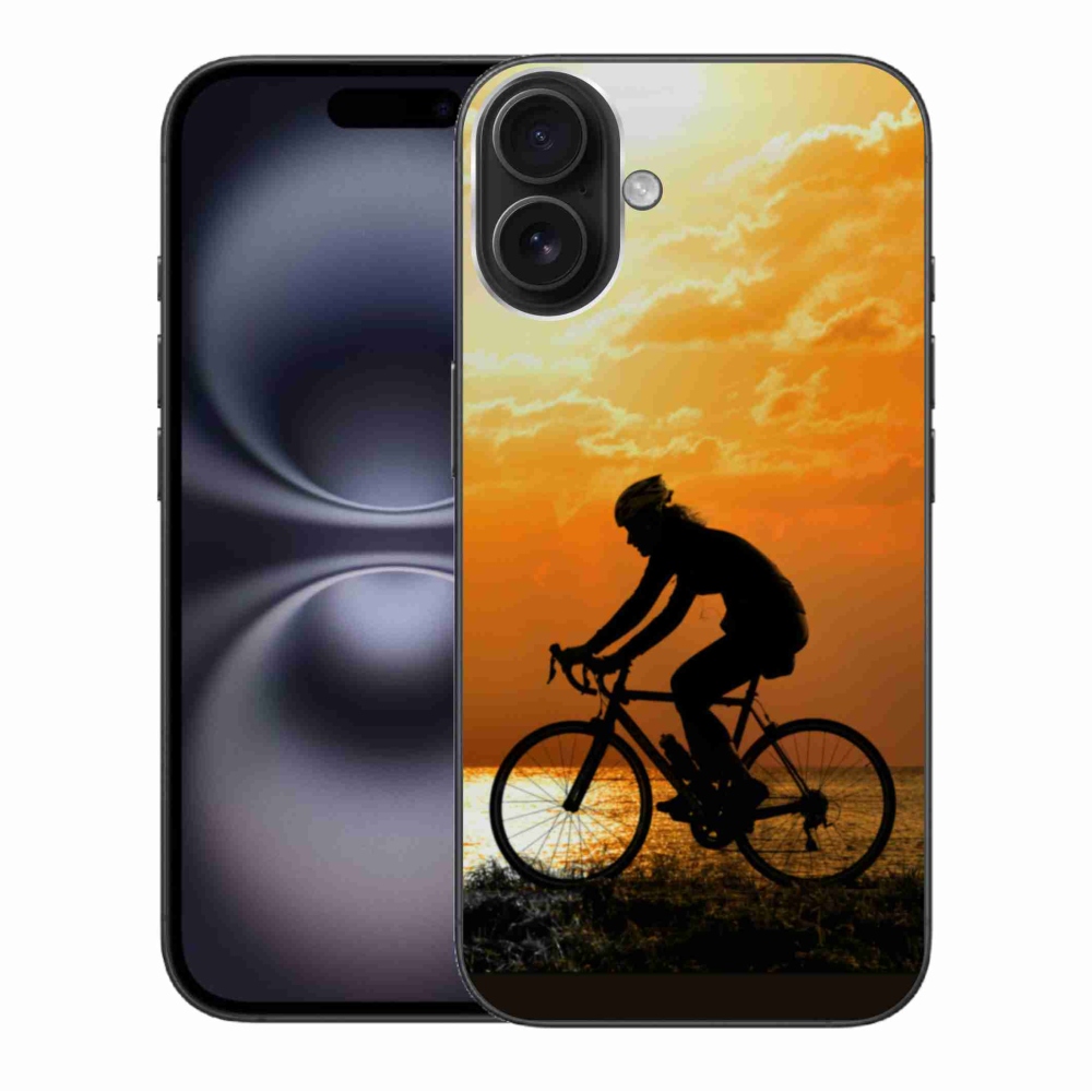 Gelový kryt mmCase na iPhone 16 Plus - cyklovýlet