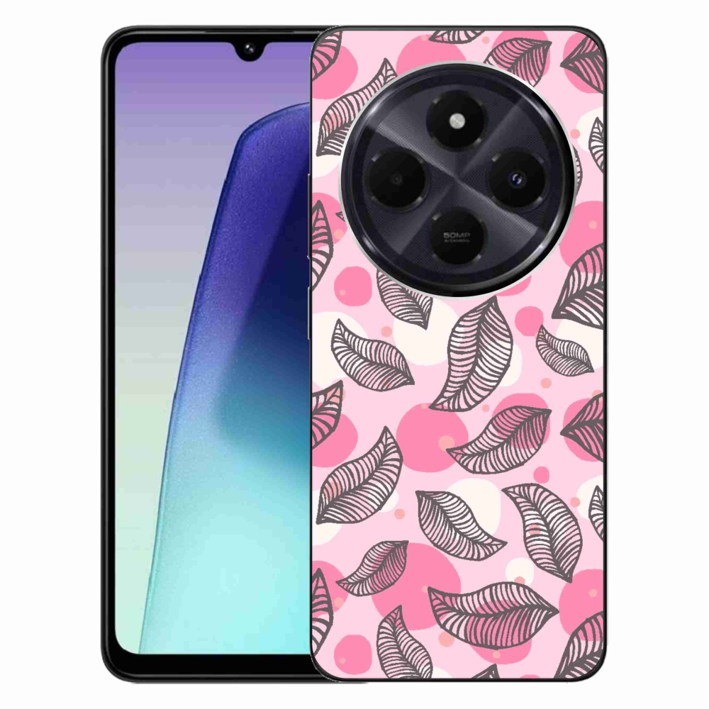Gelový kryt mmCase na Xiaomi Redmi 14C/Poco C75 - kreslené padající listy