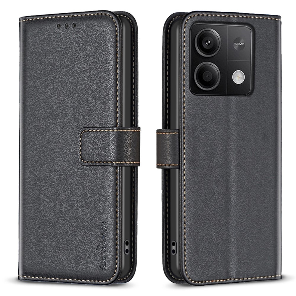 BNF knížkové pouzdro na Xiaomi Redmi Note 13 5G - černé