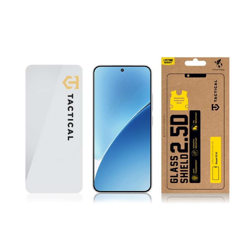 Tactical Glass Shield 2.5D sklo pro Xiaomi 15 5G Clear