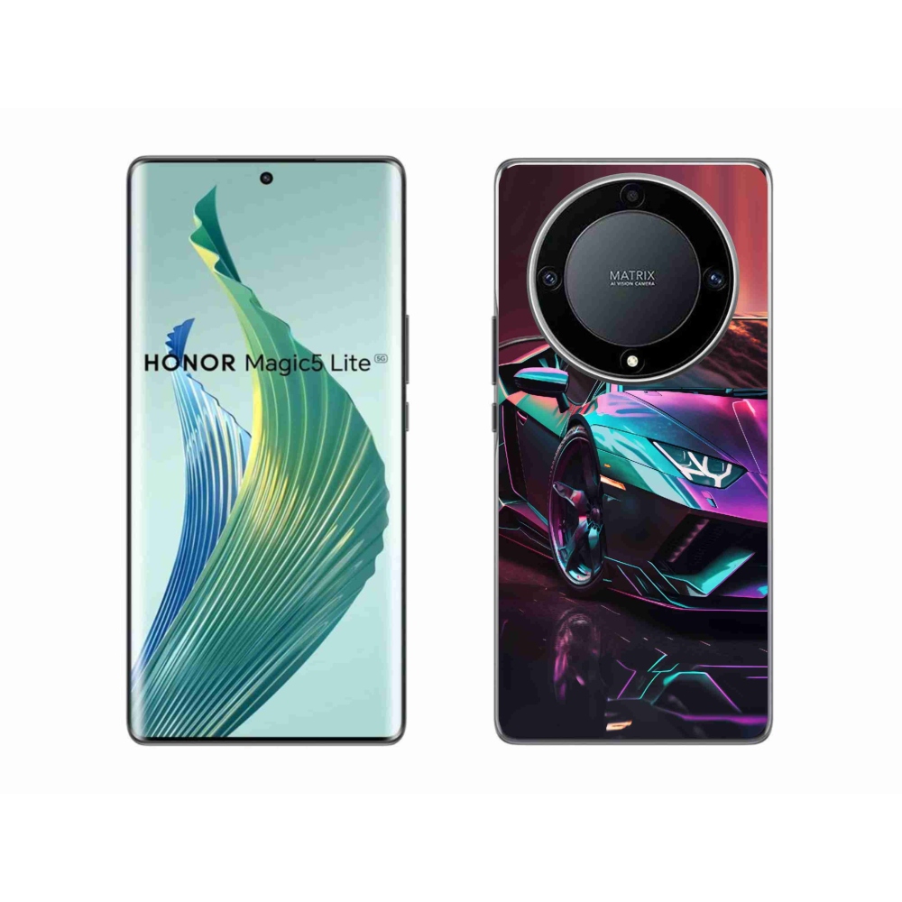 Gelový kryt mmCase na Honor Magic 5 Lite 5G - auto 8