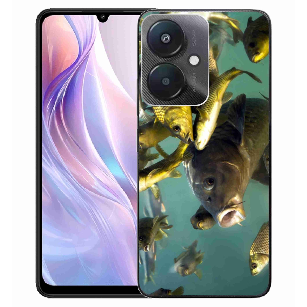 Gelový obal mmCase na Xiaomi Redmi 13C 5G - hejno ryb