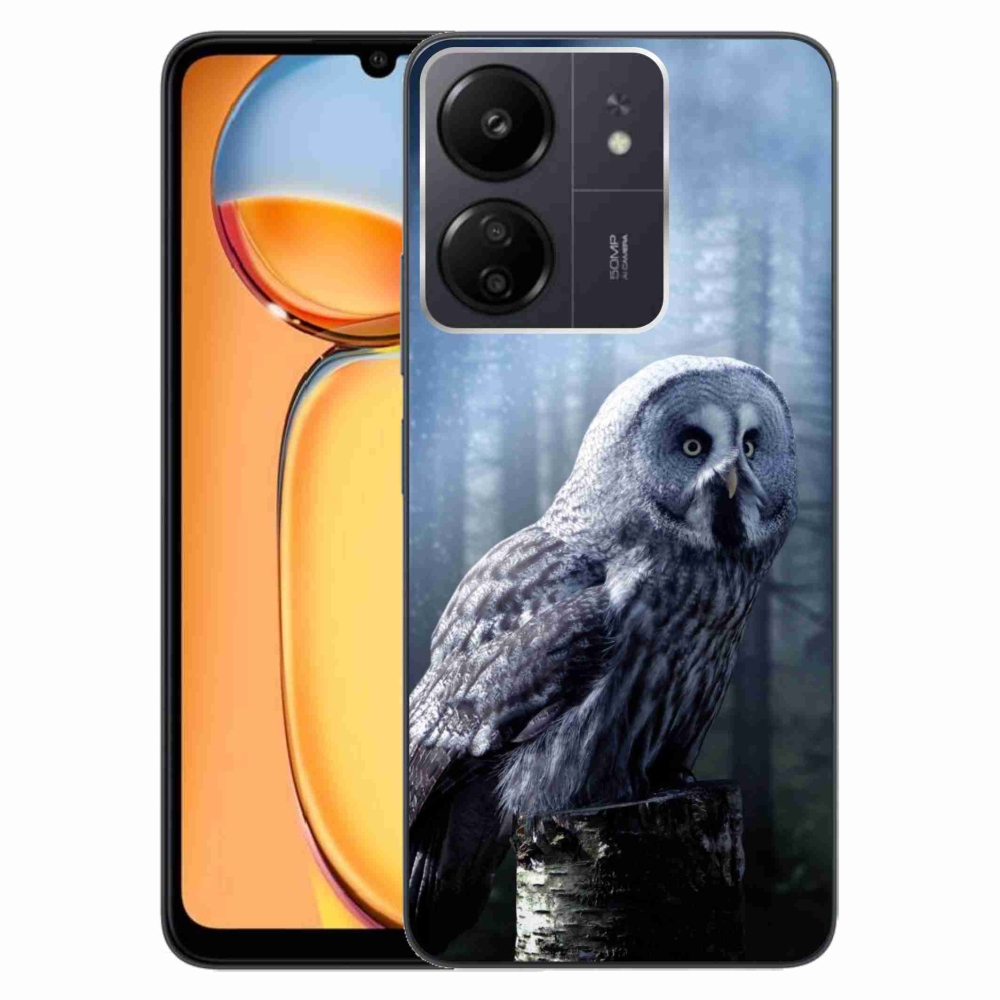 Gelový kryt mmCase na Xiaomi Poco C65/Redmi 13C - sova