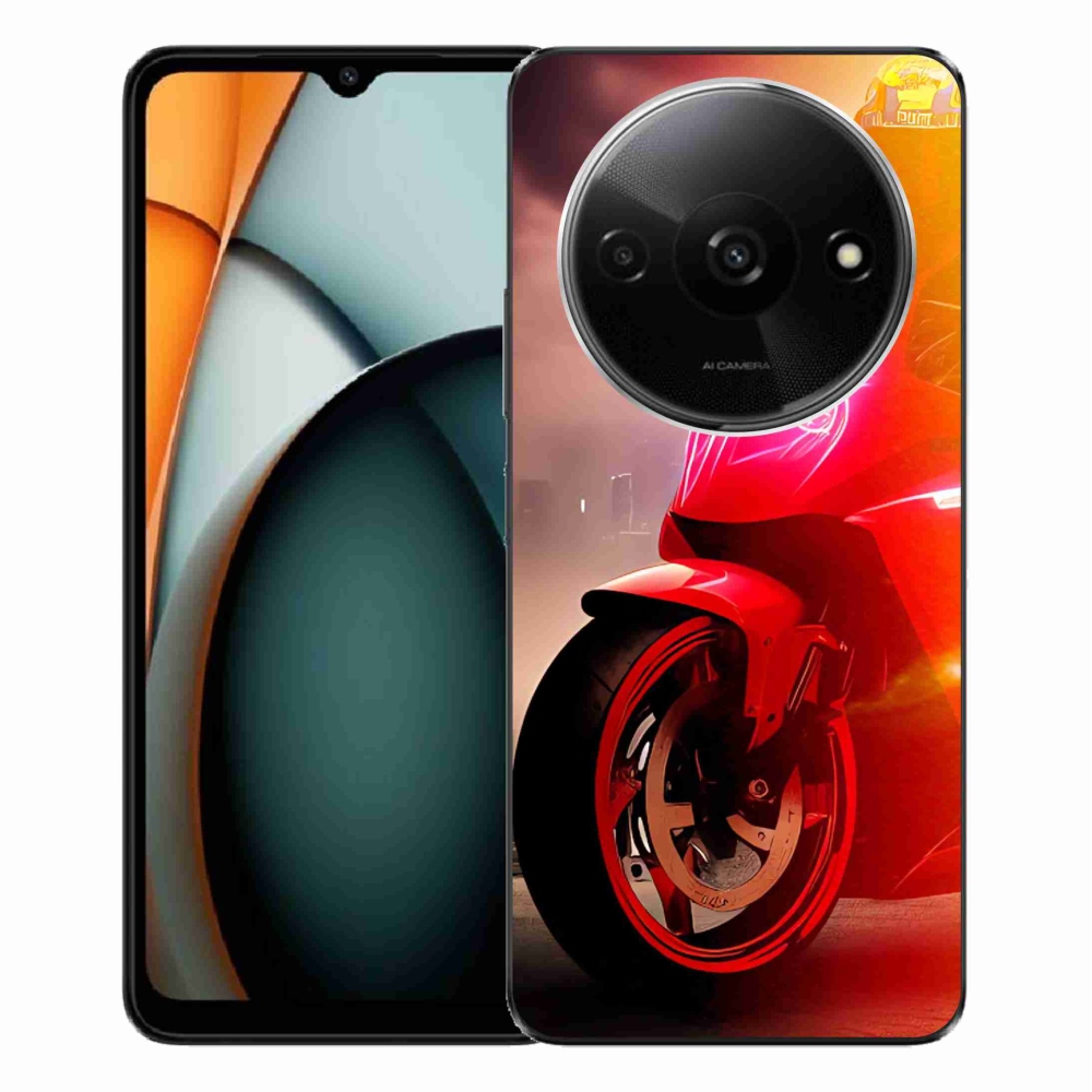 Gelový kryt mmCase na Xiaomi Redmi A3 - motorka