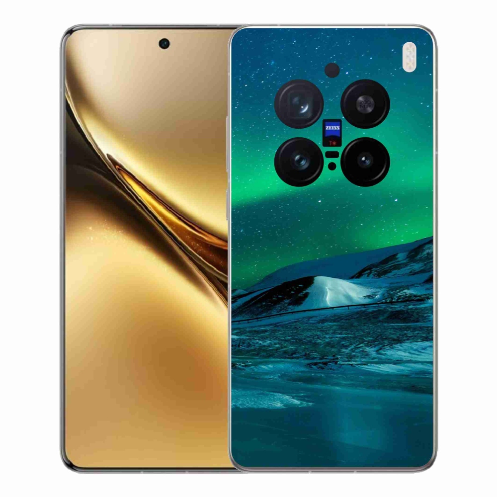 Gelový kryt mmCase na Vivo X200 Pro 5G - polární záře