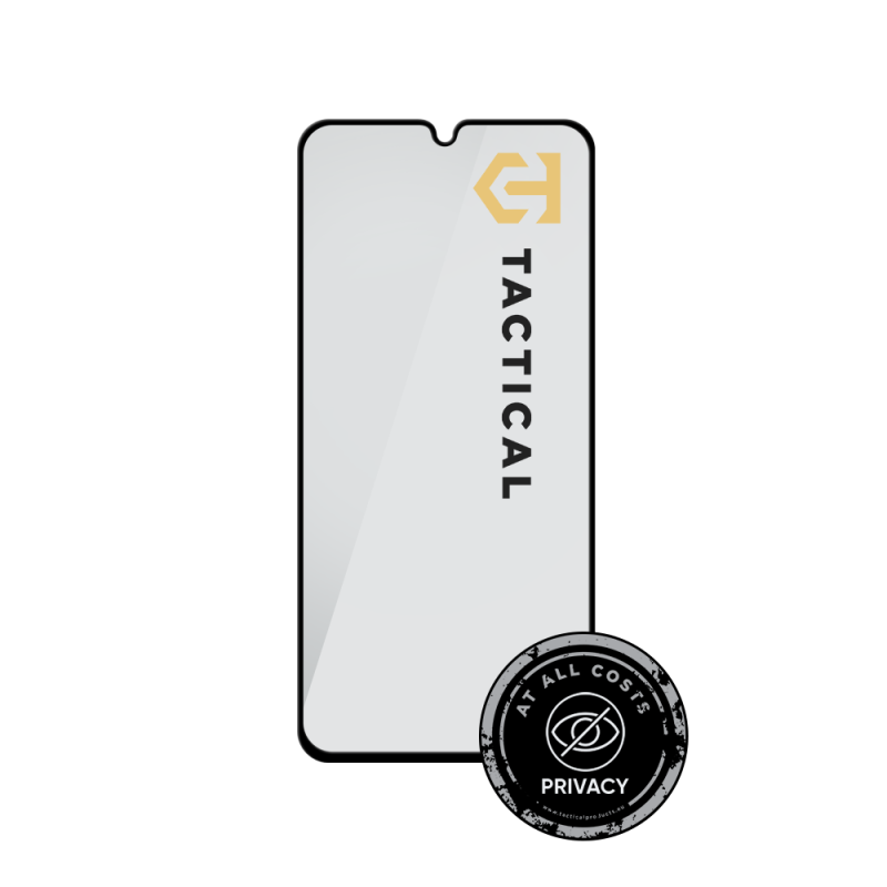 Tactical Glass Shield Privacy Stealth 5D sklo pro Samsung Galaxy A17 4G/5G Black