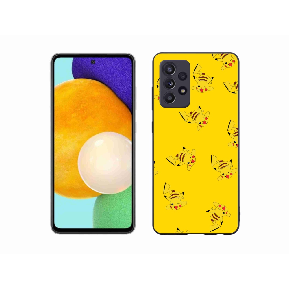 Gelový kryt mmCase na Samsung Galaxy A52/A52 5G - pikachu