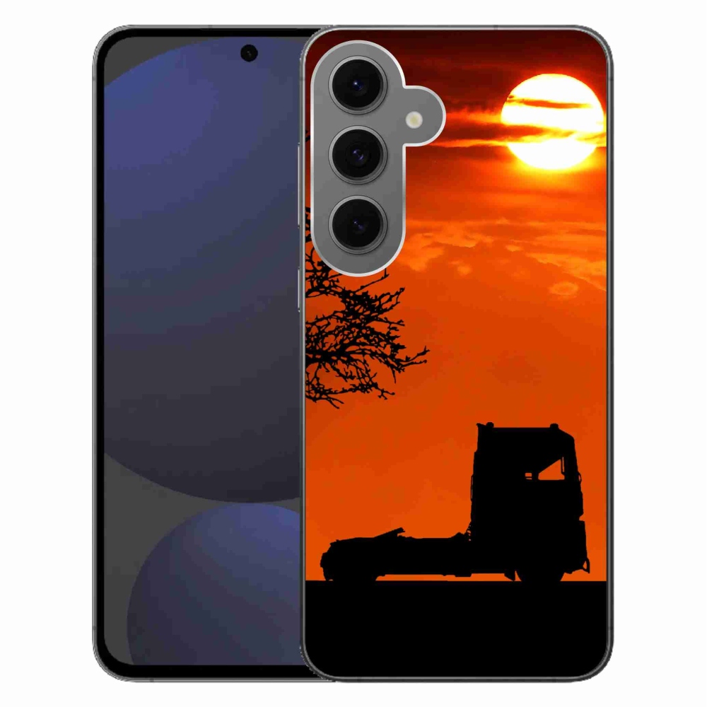 Gelový kryt mmCase na Samsung Galaxy S24 FE - kamion 3