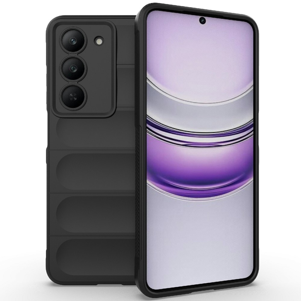Rugg odolný gelový obal na Realme 14x 5G - černý
