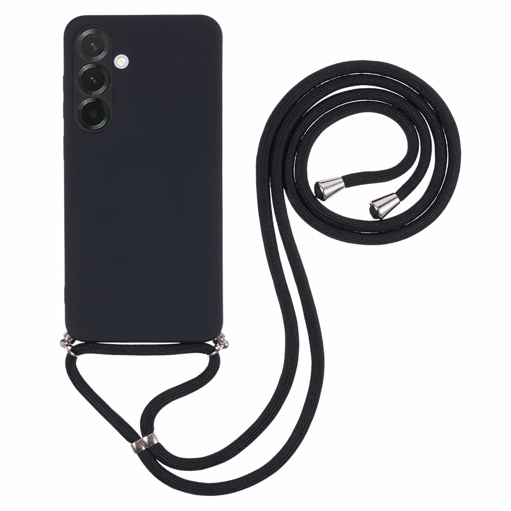 Lining gelový obal se šňůrkou na Samsung Galaxy A17 5G - černý