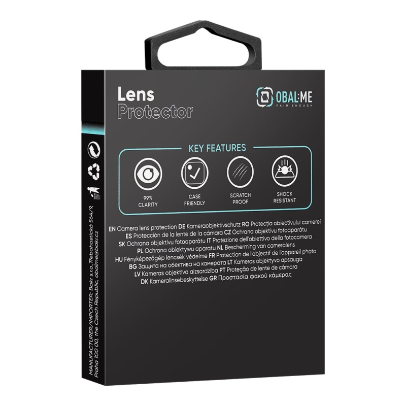 OBAL:ME Ochrana Čoček pro Samsung Galaxy S24 Ultra Titanium Black