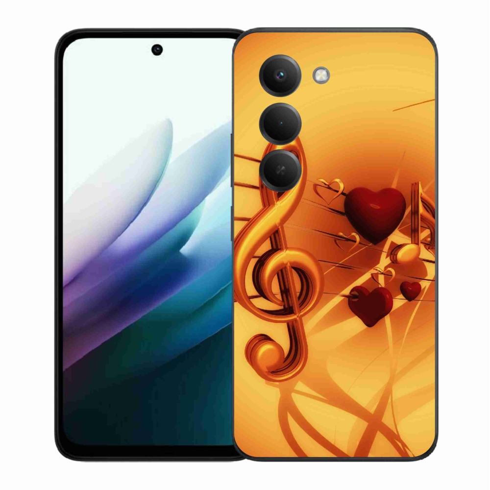 Gelový kryt mmCase na Xiaomi Redmi 15 4G/5G (171mm) - noty