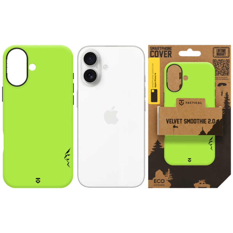 Tactical MagForce Velvet Smoothie 2.0 Kryt pro Apple iPhone 16 Avocado