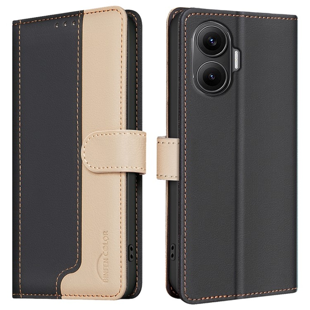 BNF DUO knížkové pouzdro na Xiaomi Poco F7 5G - černé