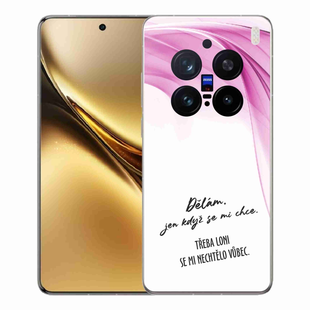 Gelový kryt mmCase na Vivo X200 Pro 5G - vtipný text 12 bílé pozadí