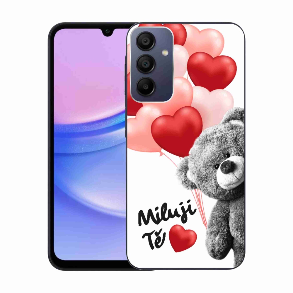 Gelový kryt mmCase na Samsung Galaxy A15 4G/5G - miluji Tě