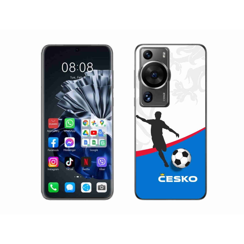 Gelový kryt mmCase na Huawei P60 Pro - fotbal Česko 1