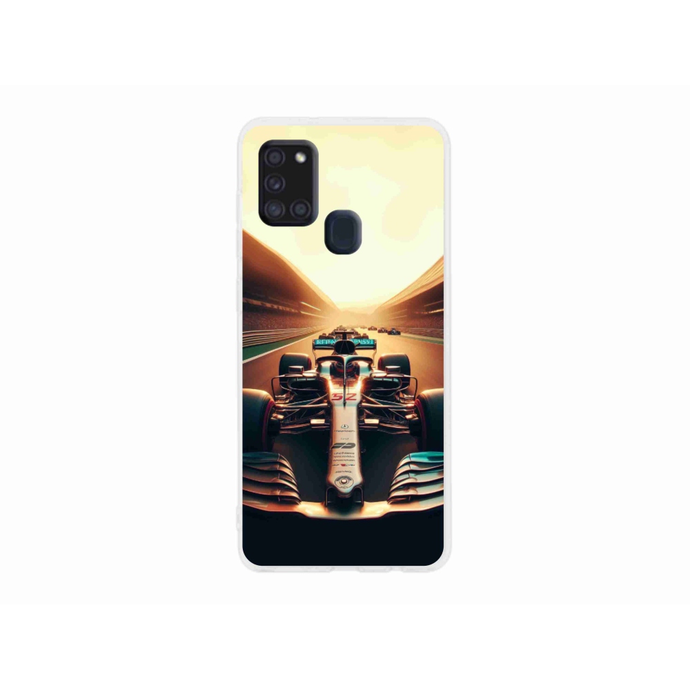 Gelový kryt mmCase na Samsung Galaxy A21s - formule 1
