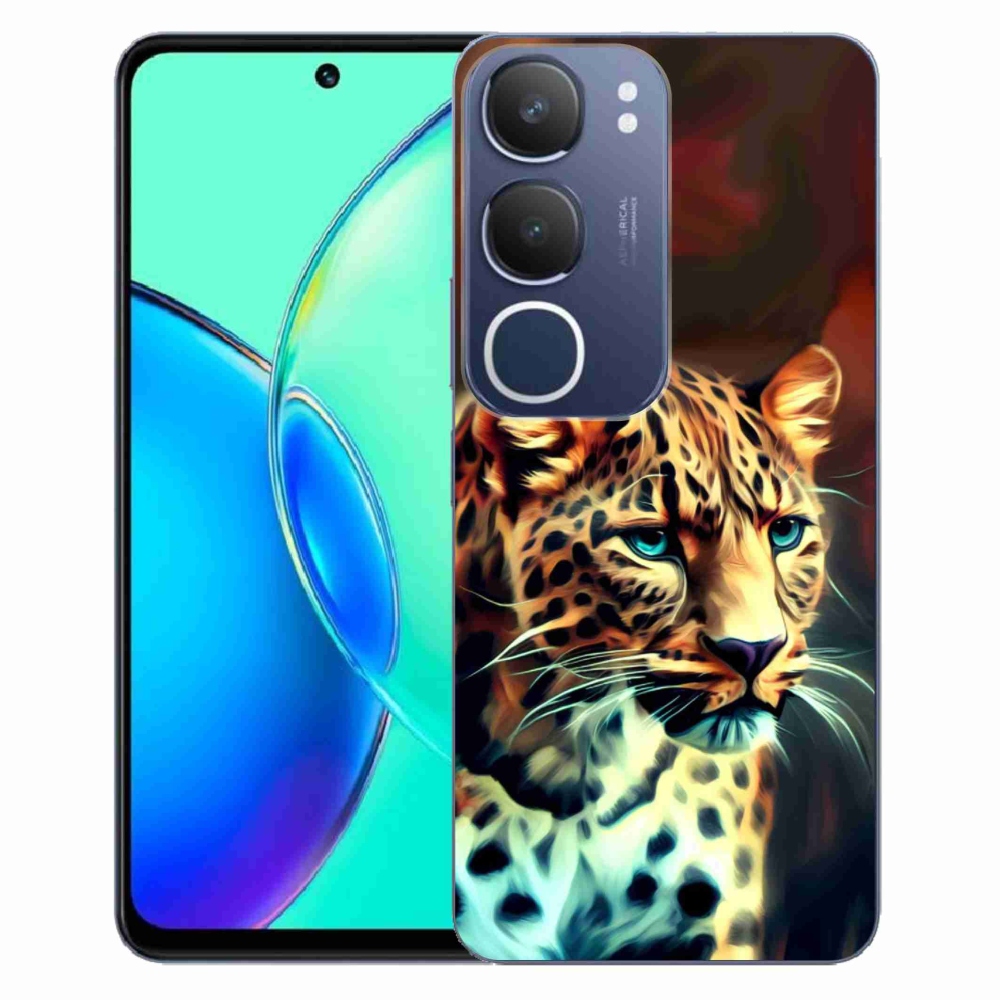 Gelový kryt mmCase na Vivo Y19s - leopard