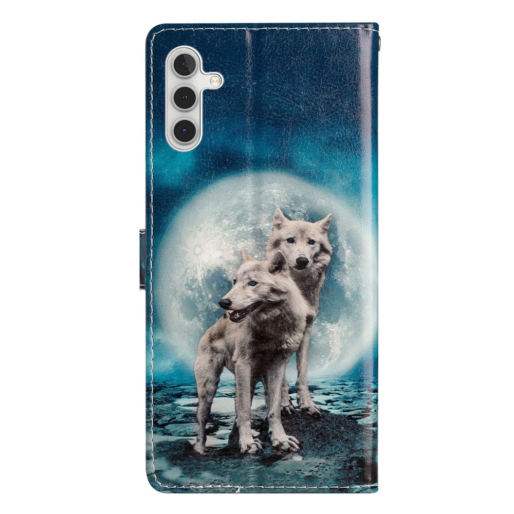 Unique knížkové pouzdro na Samsung Galaxy S25 FE - dva vlci