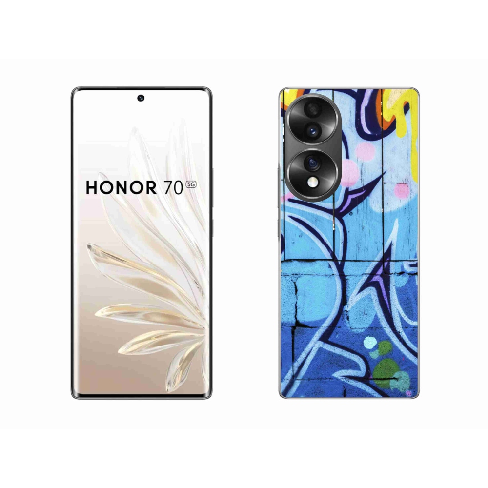 Gelový kryt mmCase na Honor 70 - graffiti