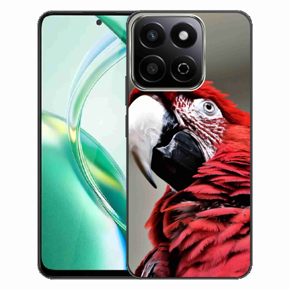 Gelový obal mmCase na Honor 200 Smart 5G - papoušek ara červený