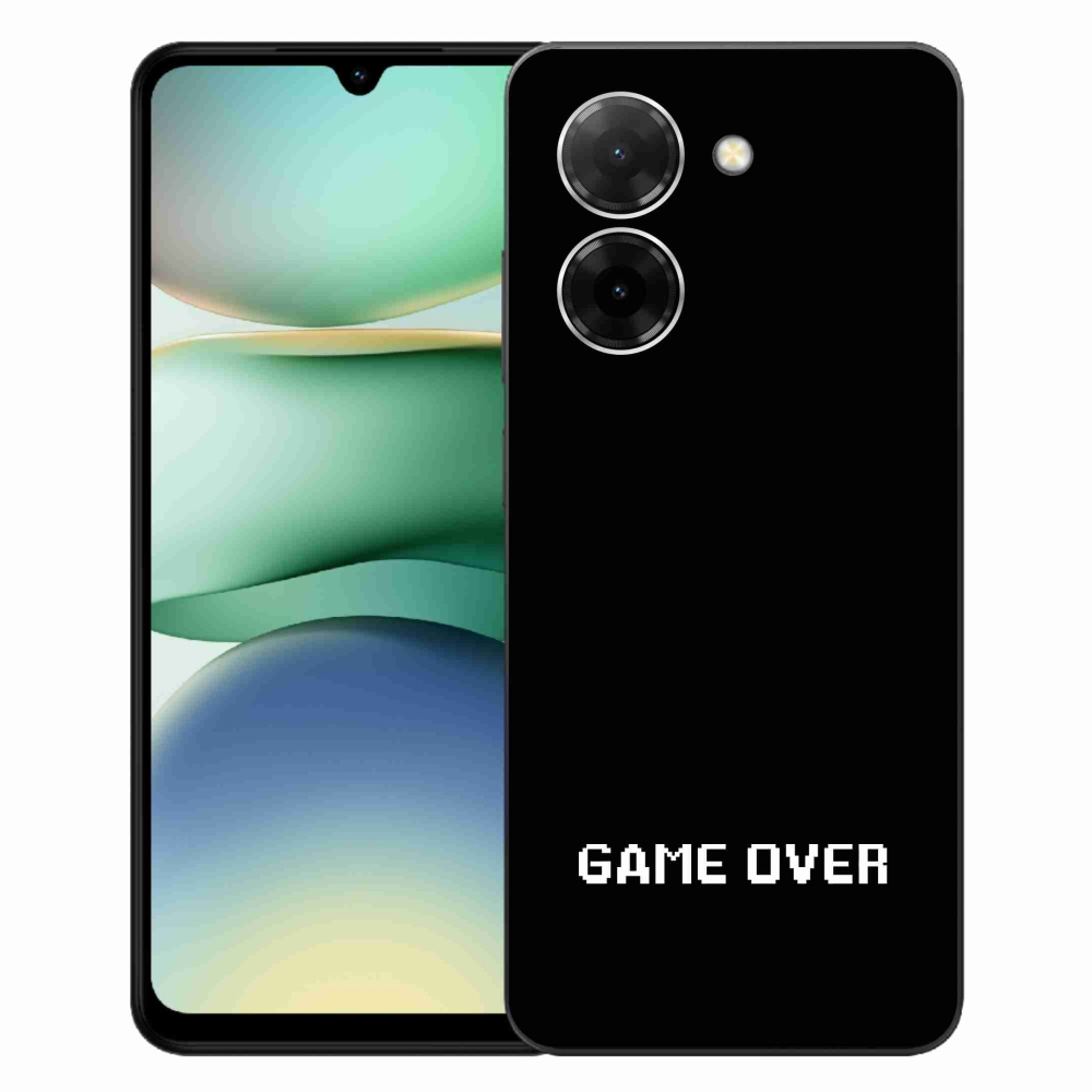 Gelový kryt mmCase na Xiaomi Redmi A5 (173.45x79.35x8.45mm) - game over černé pozadí