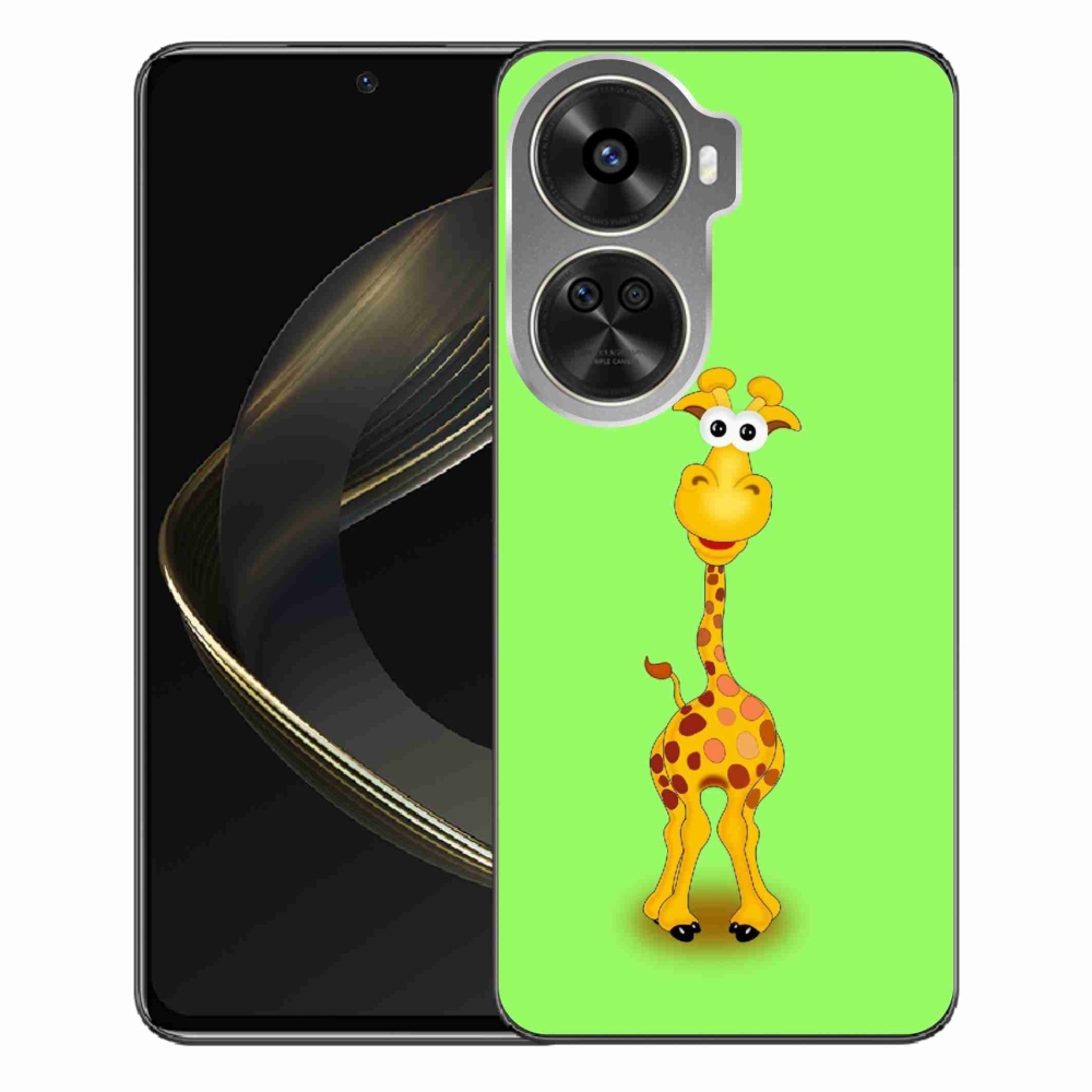 Gelový kryt mmCase na Huawei Nova 12 SE - kreslená žirafa