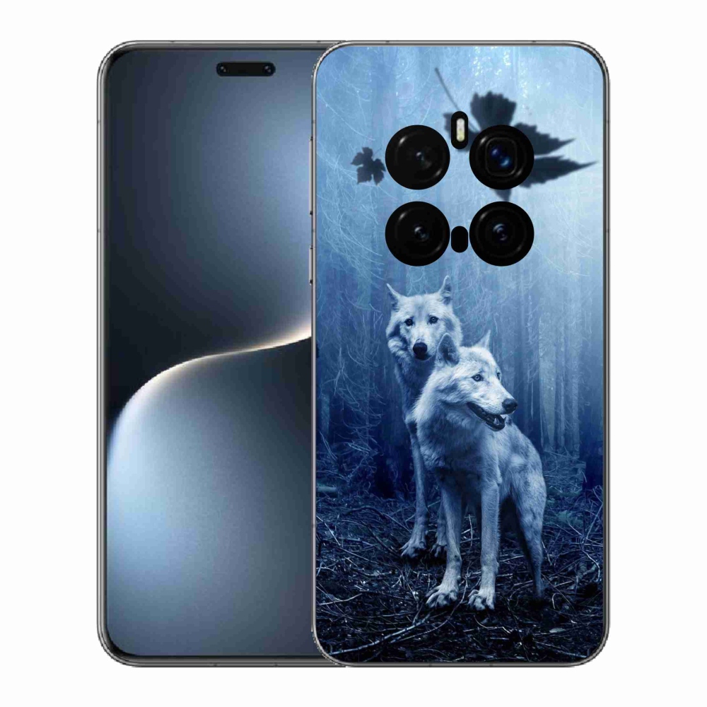 Gelový kryt mmCase na Honor Magic 7 Pro 5G - vlci v lese