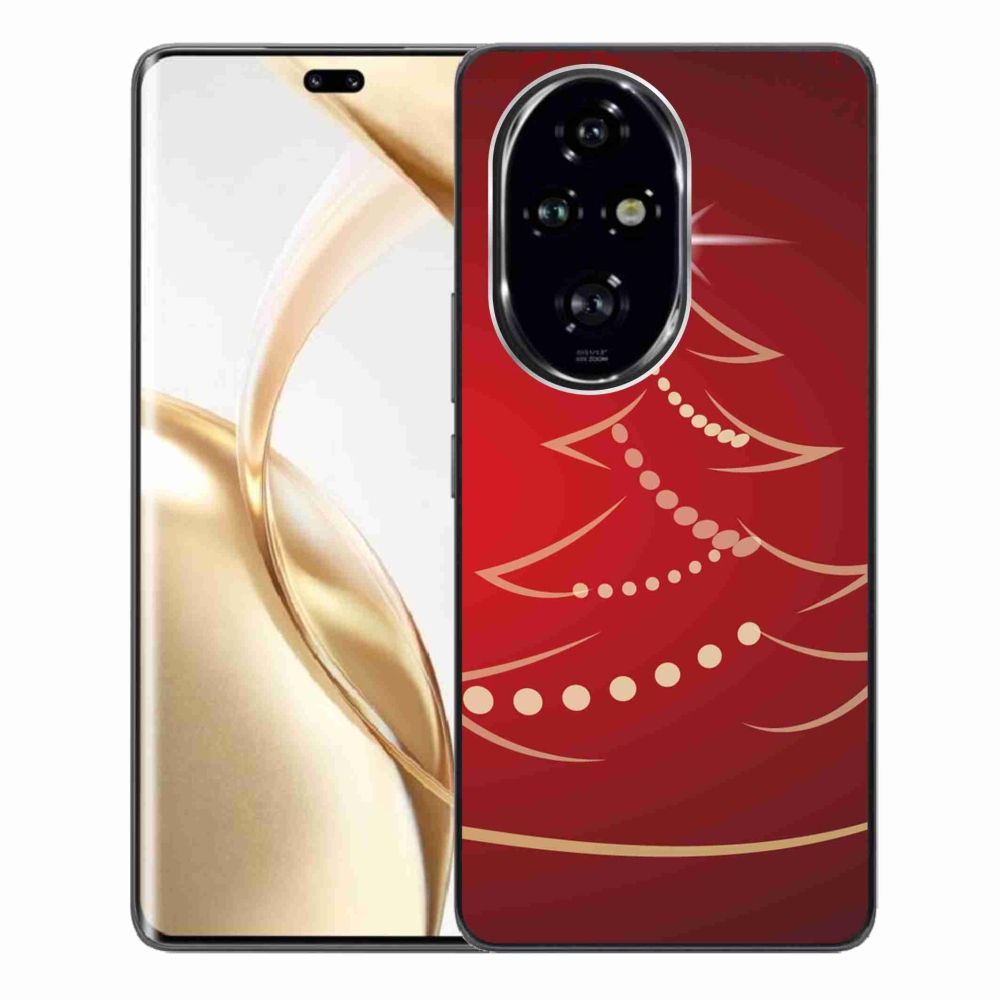 Gelový kryt mmCase na Honor 200 Pro 5G - kreslený vánoční stromek