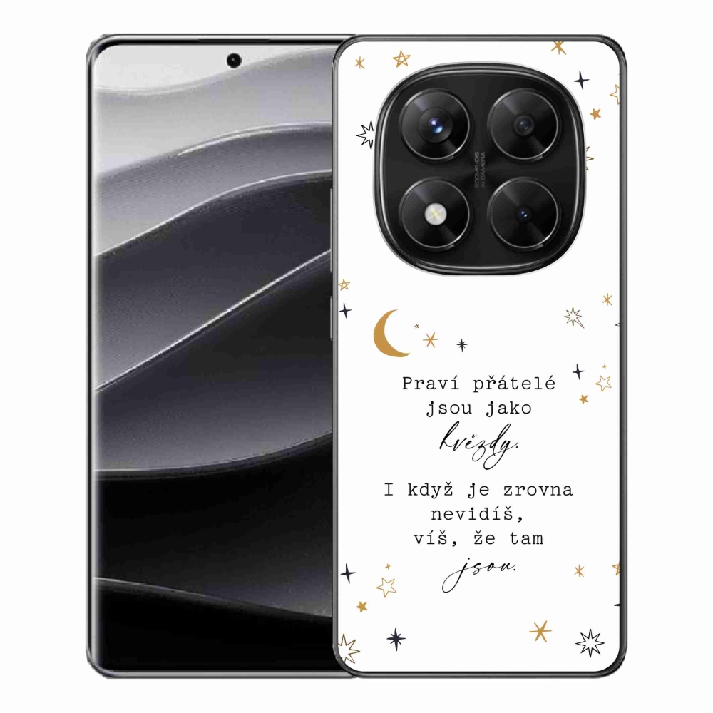 Gelový kryt mmCase na Xiaomi Redmi Note 14 Pro 5G/Poco X7 5G - citát 6 bílé pozadí