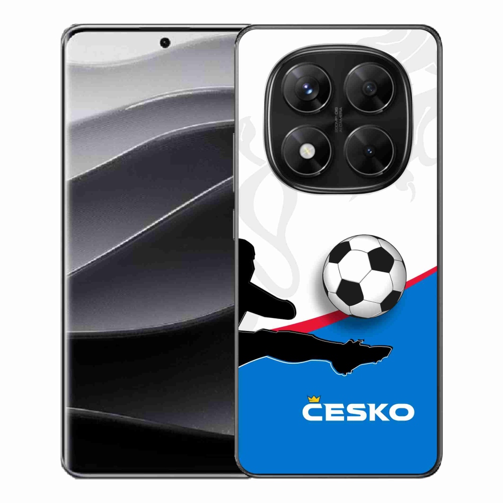 Gelový kryt mmCase na Xiaomi Redmi Note 14 Pro 5G/Poco X7 5G - fotbal Česko 3