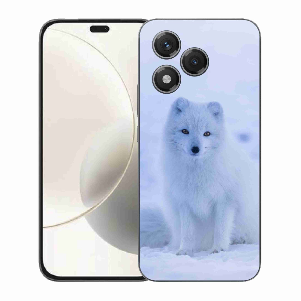 Gelový kryt mmCase na Honor 400 Lite - polární liška