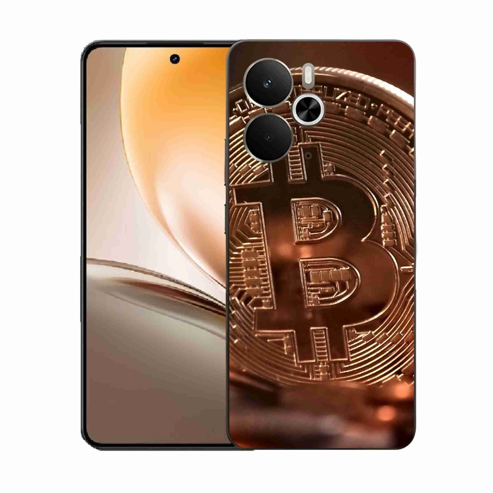 Gelový kryt mmCase na Realme 14 5G - bitcoin