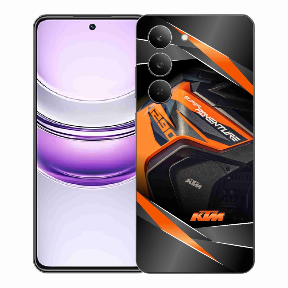 Gelový kryt mmCase na Realme 14x 5G - motorka ktm