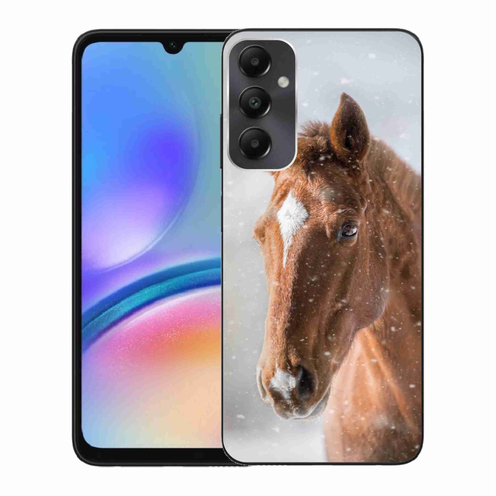 Gelový kryt mmCase na Samsung Galaxy A05s - hnědý kůň 2
