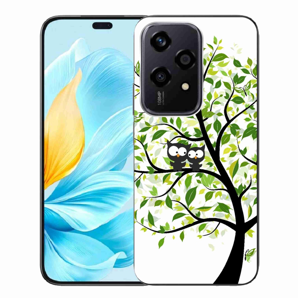 Gelový kryt mmCase na Honor 200 Lite 5G - sovičky na stromě