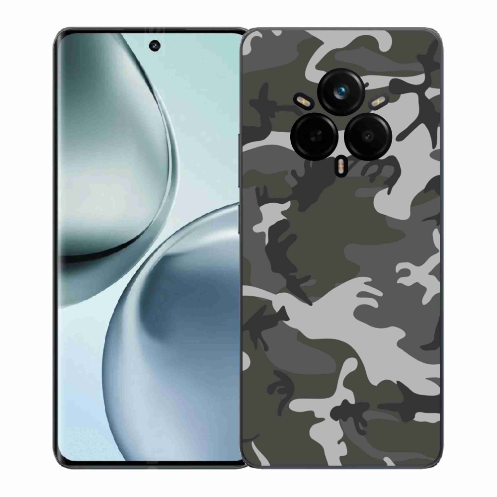 Gelový kryt mmCase na Realme 14 Pro+ 5G - maskáčový vzor
